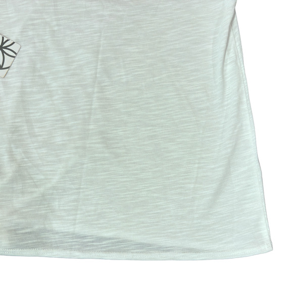 Gaiam Girls Bright White Tie Tee Relaxed Fit Women's Medium (8) NWT - Picture 11 of 13